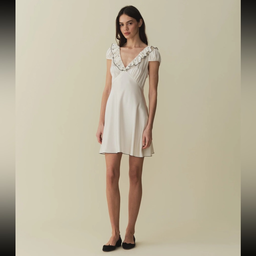 DOEN AVELYN DRESS IN SEA SALT Size SMALL